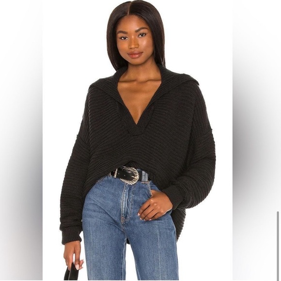 Free People Sweaters - NWOT Free People Marlie Pullover in Black